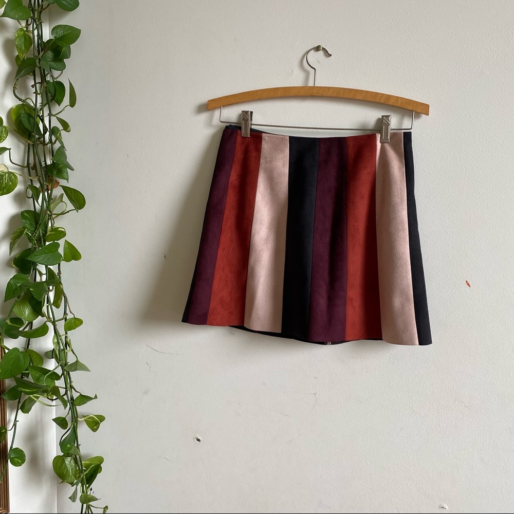 multi colored fall skirt from forever21